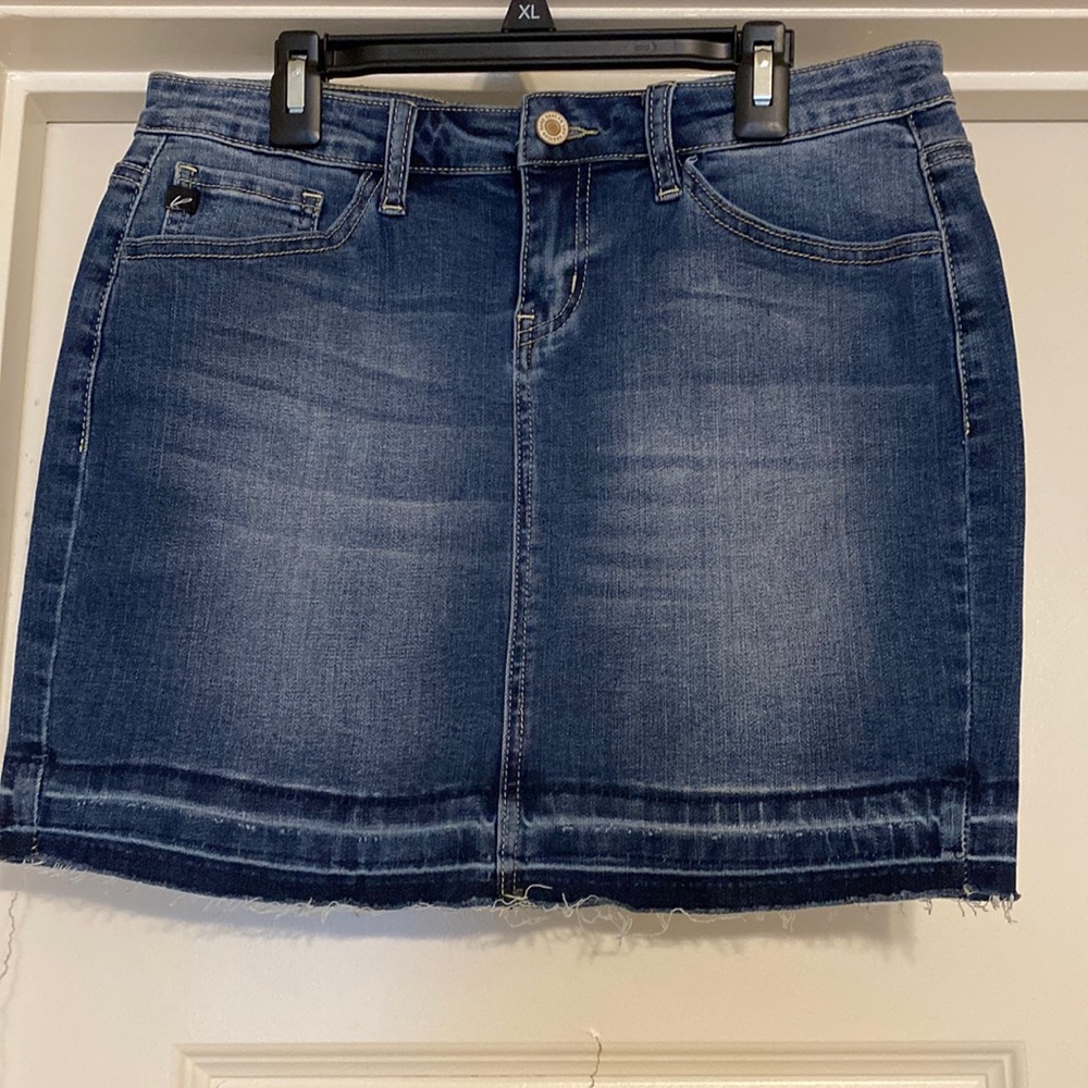 KanCan Stretchy Jean Skirt